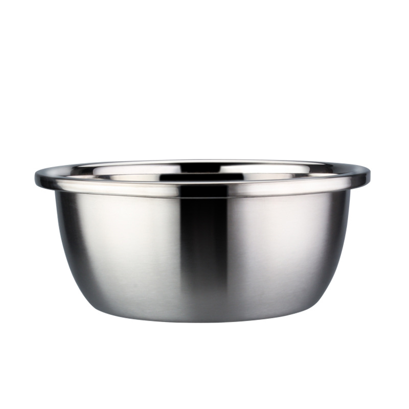 Küchenwerkzeug Edelstahl 201/304 Solid and Durable Basin Thin Edge Basin Salad Mixing Bowl